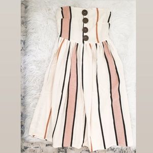 Strapless Summer Dress